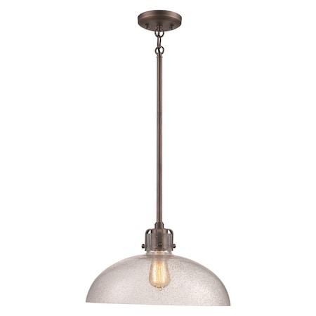 Trans Globe 1Lt Pendant-Seeded Dome Lrg-Ro PND-2069 ROB